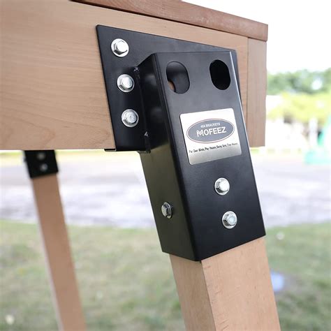 using metal bracket for deer blind|deer blind platform brackets.